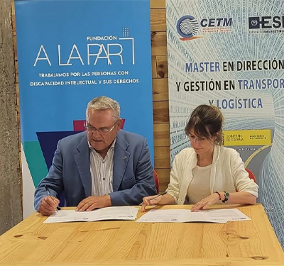 La Fundación A LA PAR y la CETM se unen por la inclusión de las personas con discapacidad en las empresas de transporte CETM-dest