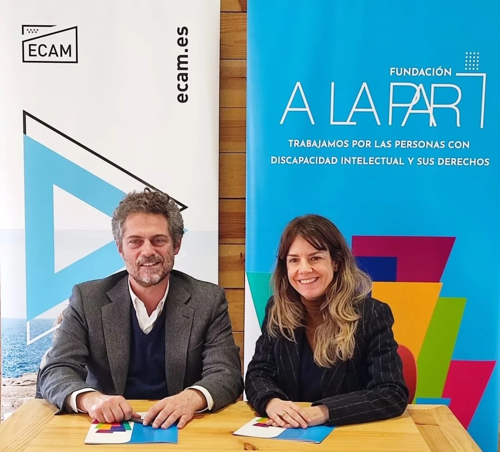 La Fundación A LA PAR y ECAM unidas por la inclusión de las personas con discapacidad intelectual WhatsApp-Image-2023-01-24-at-14.22.32-1024x926