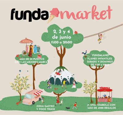 ¡Vuelve Fundamarket! El mercadillo solidario que no puedes perderte este verano FACEBOOK-Fundamarket-junio-2023_dest