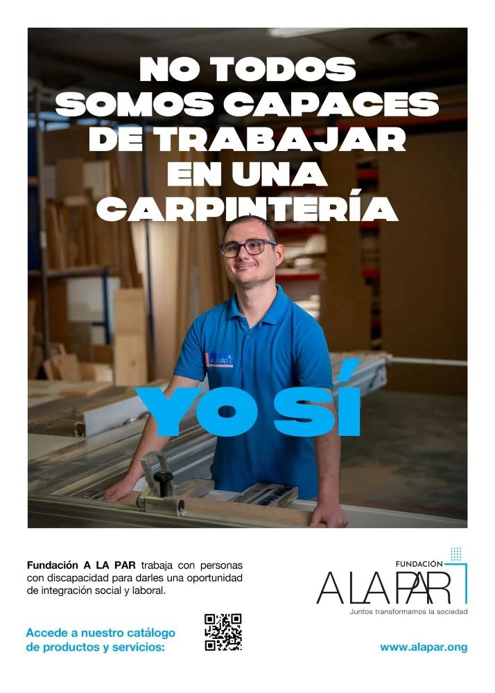 YO SÍ en los quioscos de la ciudad, porque en A LA PAR sí somos capaces de transformar el mundo Carpinteria_Yo-si_1_C