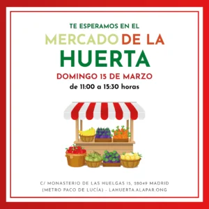 ¡Empieza la temporada de nuestro Mercado de la Huerta!